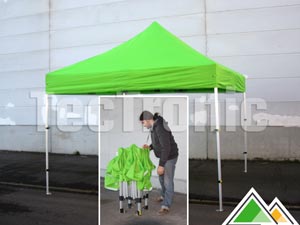 easy-up tent 3x3 Solid 40 compact