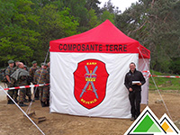 Zelfs het Belgisch leger kiest voor onze bedrukte promotie tenten!
