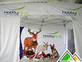 Opvouwbare promotie tent 3x3 met bedrukking Dumoulin