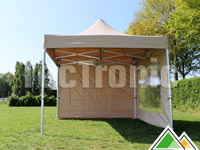 4x4 easy-up tent Solid 50 pvc met 2 zijwanden