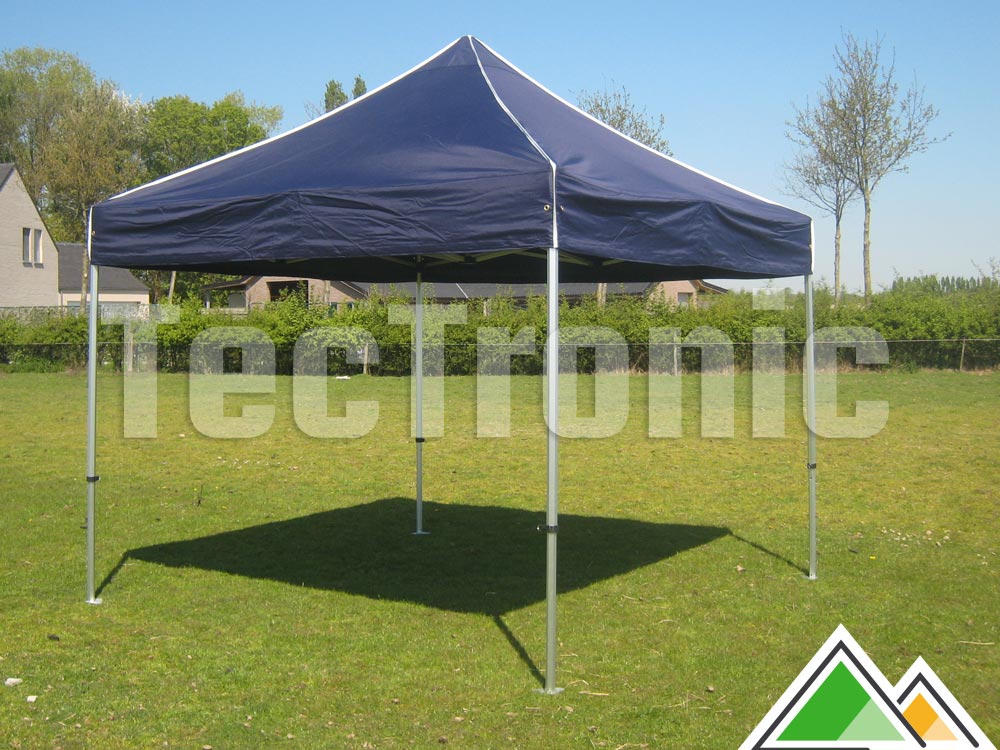 easy-up tent marine blauw 3x3