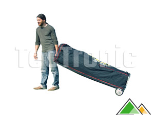 Draagtas easy-up tent Solid 50 met grote wielen
